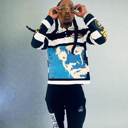 "VENGEANCE IS MINE" RUGBY SHIRT