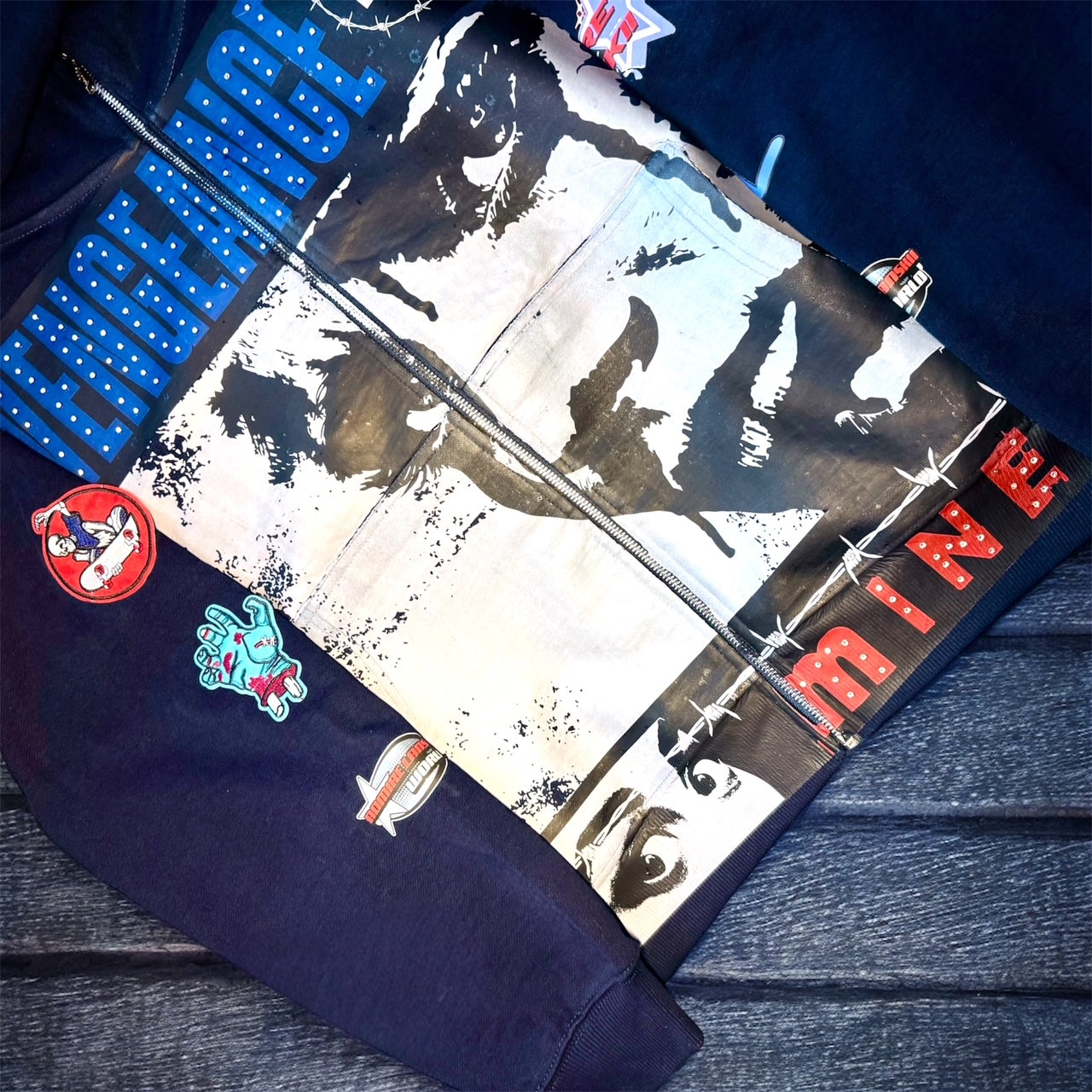 "VENGENANCE IS MINE" HEAVY COTTON SWEATSUIT