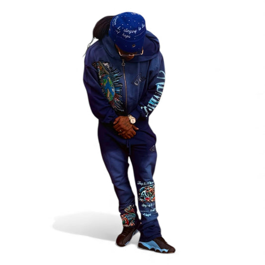 "SURVIVAL OF THE FITTED" SWEATSUIT