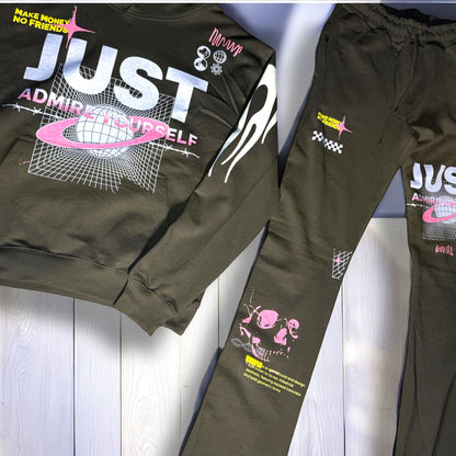 "JUST ADMIRE YOURSELF" SWEATSUIT
