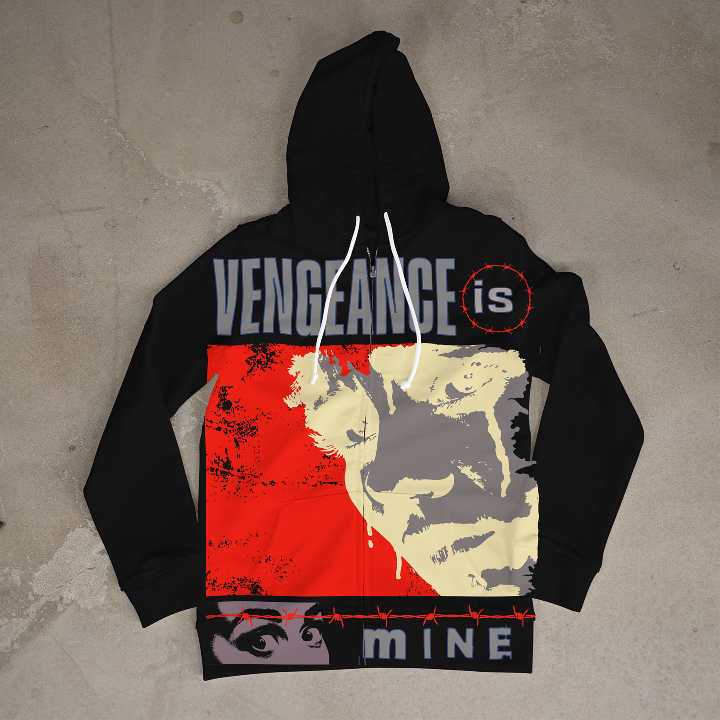 "VENGEANCE IS MINE" HOODIE